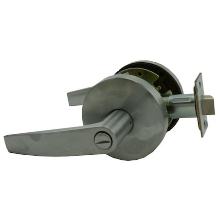 Falcon W Series Privacy Avalon Lever Lock with 30206 Latch 30148 Strike Satin Chrome Finish W301A626